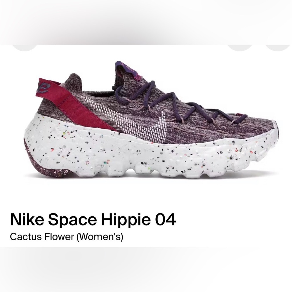 Nike Women's Space Hippie 04 in Cactus Flower-Size 6